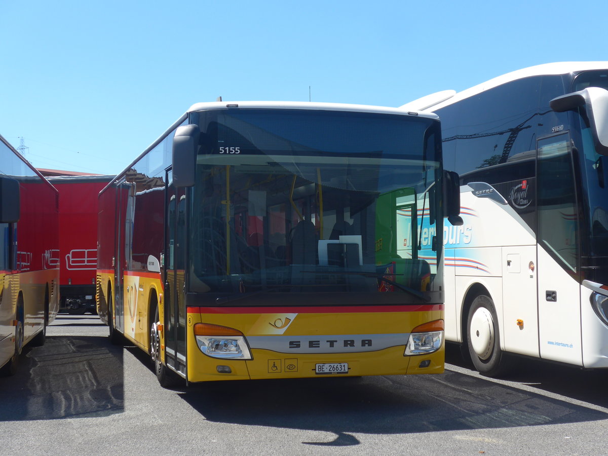 (217'118) - Flck, Brienz - Nr. 6/BE 26'631 - Setra am 21. Mai 2020 in Kerzers, Interbus