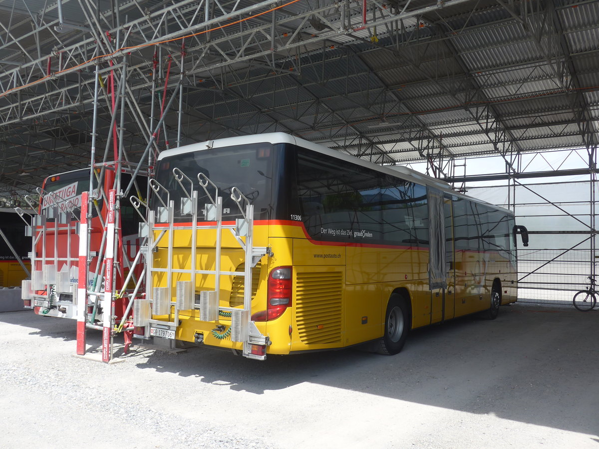 (217'238) - PostAuto Graubnden - GR 179'706 - Setra am 23. Mai 2020 in Chur, Garage Obere Au