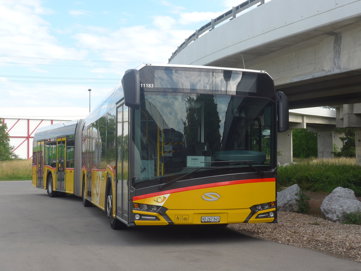 (217'797) - CarPostal Ouest - VD 267'845 - Solaris am 13. Juni 2020 in Kerzers, Interbus