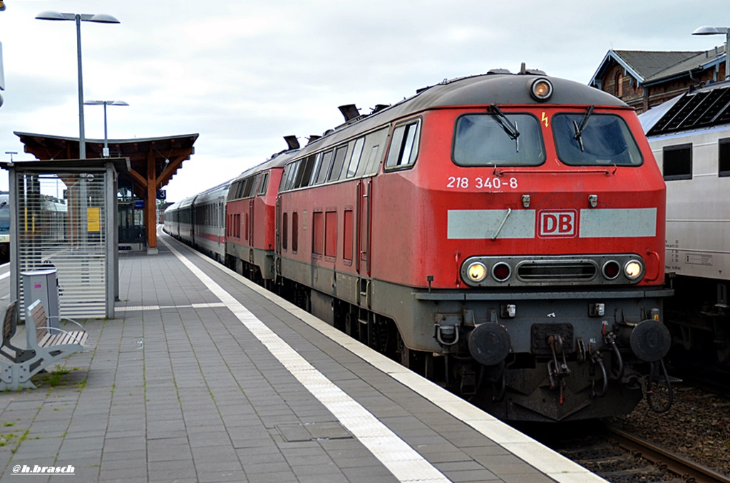 218 340 und 397 standen mit einen IC im bf niebüll,24.05.15