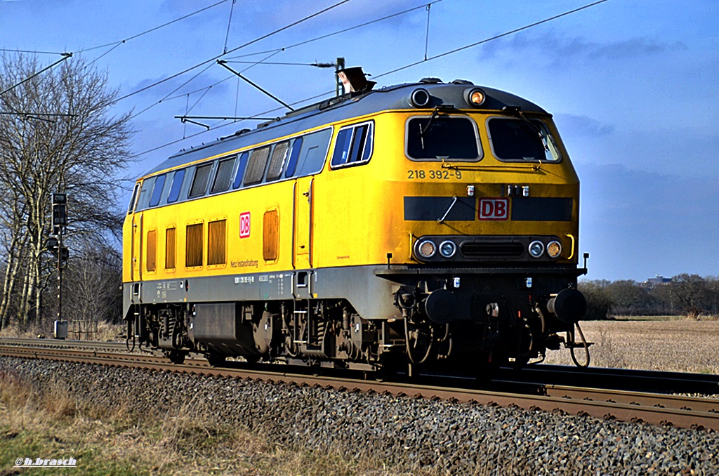 218 392-9 fuhr lz durch bremen-mahndorf,24.02.15