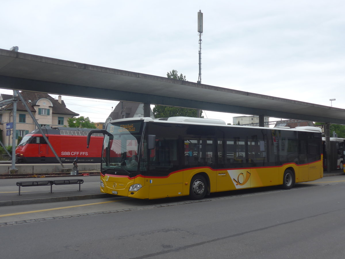 (218'017) - Hfliger, Sursee - Nr. 32/LU 206'429 - Mercedes am 14. Juni 2020 beim Bahnhof Sursee