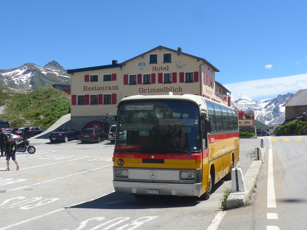 (218'671) - Buzzi, Bern - BE 910'789 - Mercedes (ex Mattli, Wassen) am 12. Juli 2020 in Grimsel, Rest. Grimselblick