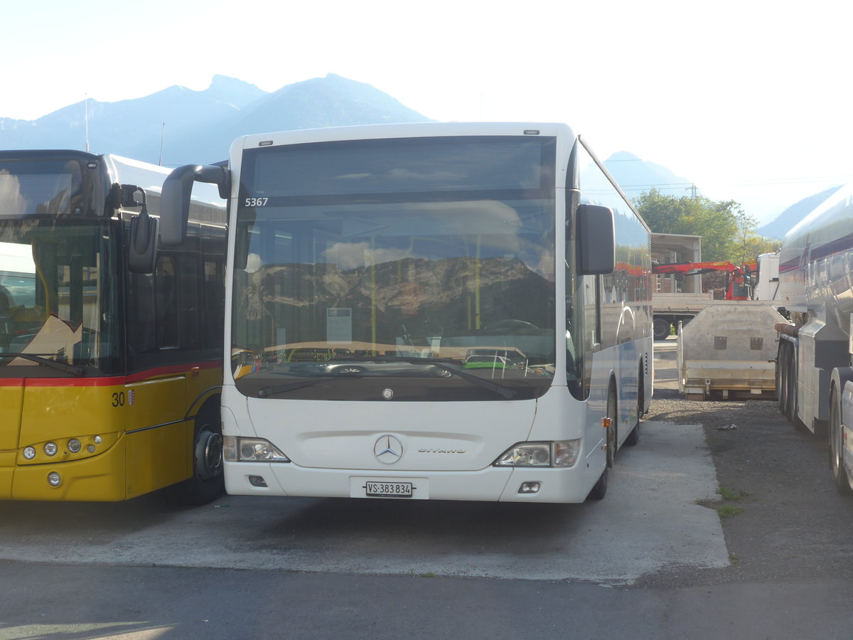 (218'955) - TPC Aigle - Nr. CP16/VS 383'834 - Mercedes am 25. Juli 2020 in Collombey, Garage