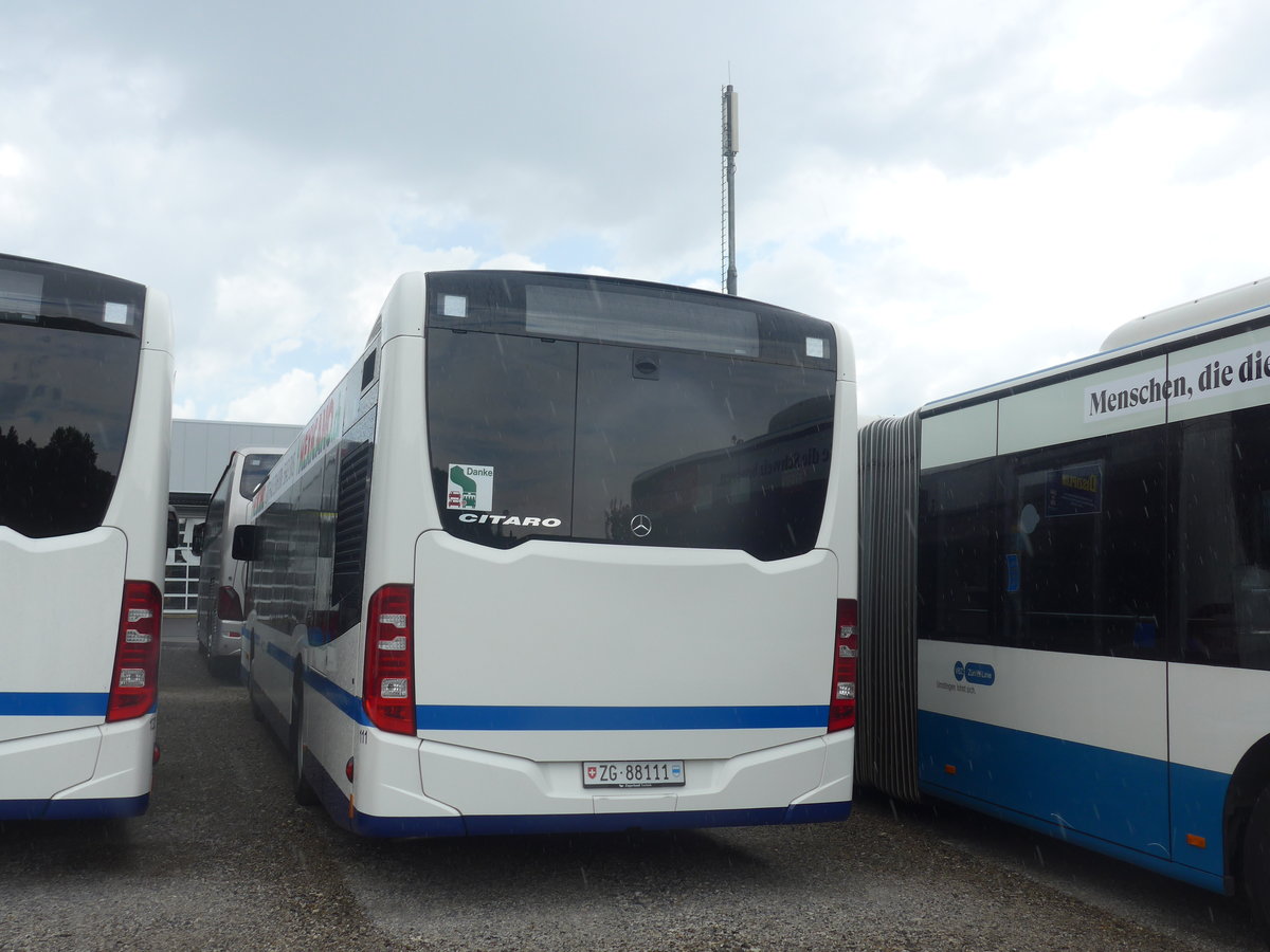 (219'144) - ZVB Zug - Nr. 111/ZG 88'111 - Mercedes am 26. Juli 2020 in Winterthur, EvoBus