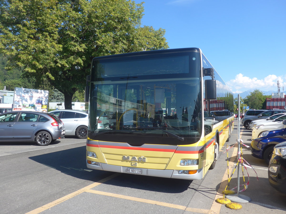 (219'499) - STI 138/BE 801'138 - MAN am 8. August 2020 in Thun, CarTerminal