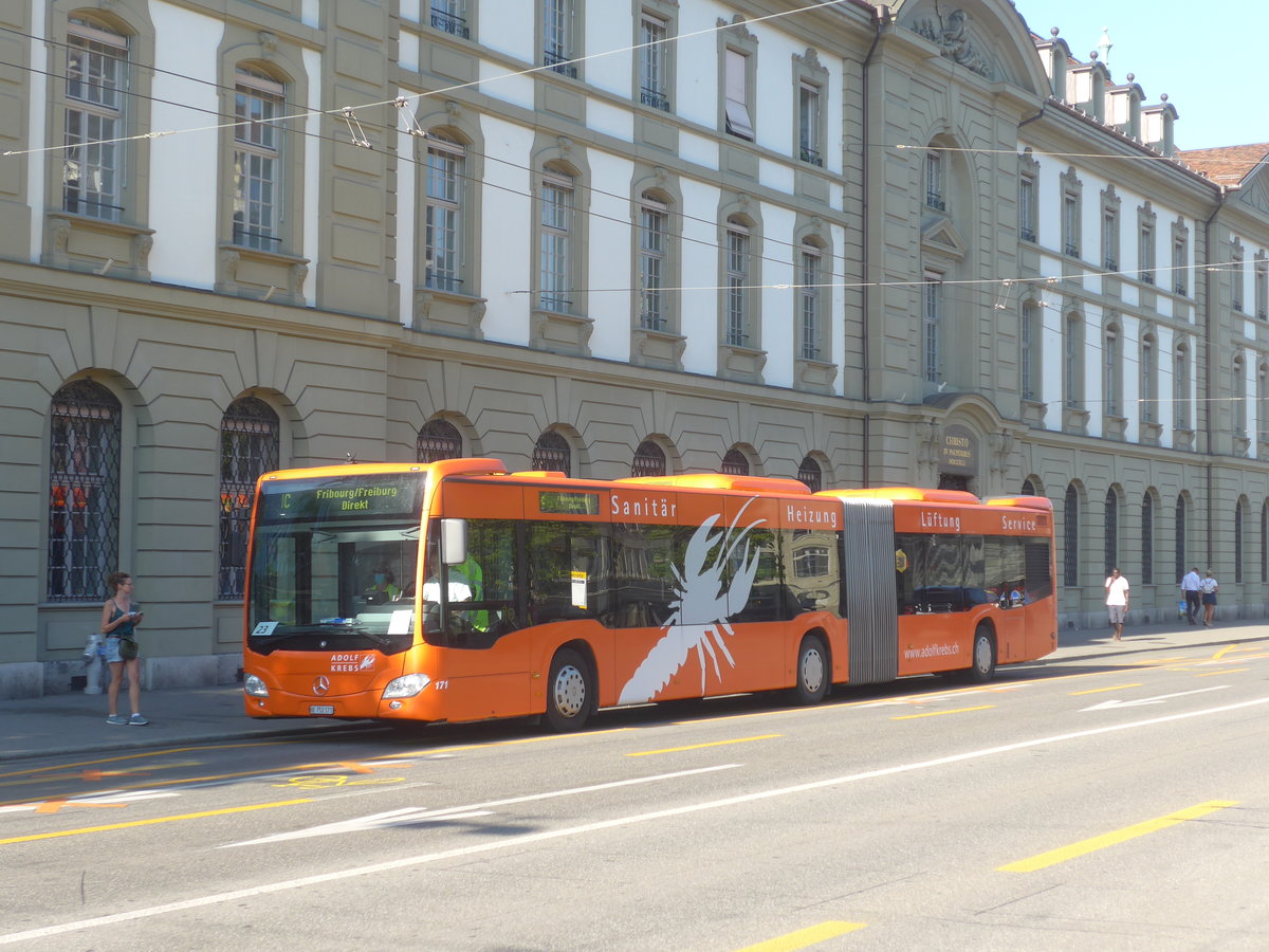 (219'637) - STI Thun - Nr. 171/BE 752'171 - Mercedes am 9. August 2020 beim Bahnhof Bern