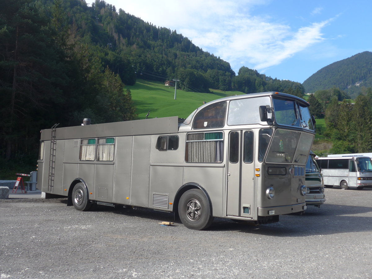 (219'672) - Schneider, Schmerikon - SG 13'934 - FBW/Tscher Hochlenker (ex Basler, Hofstetten; ex VBZ Zrich Nr. 244) am 16. August 2020 in Grsch, Bergbahnen