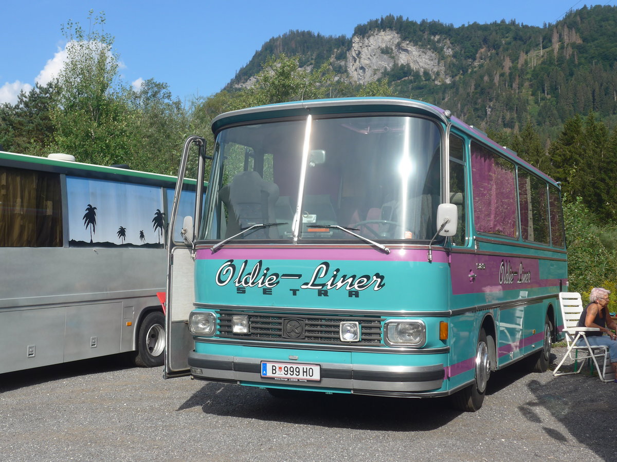 (219'715) - Aus Oesterreich: Wstner, Bezau - B 999 HO - Setra am 16. August 2020 in Grsch, Bergbahnen