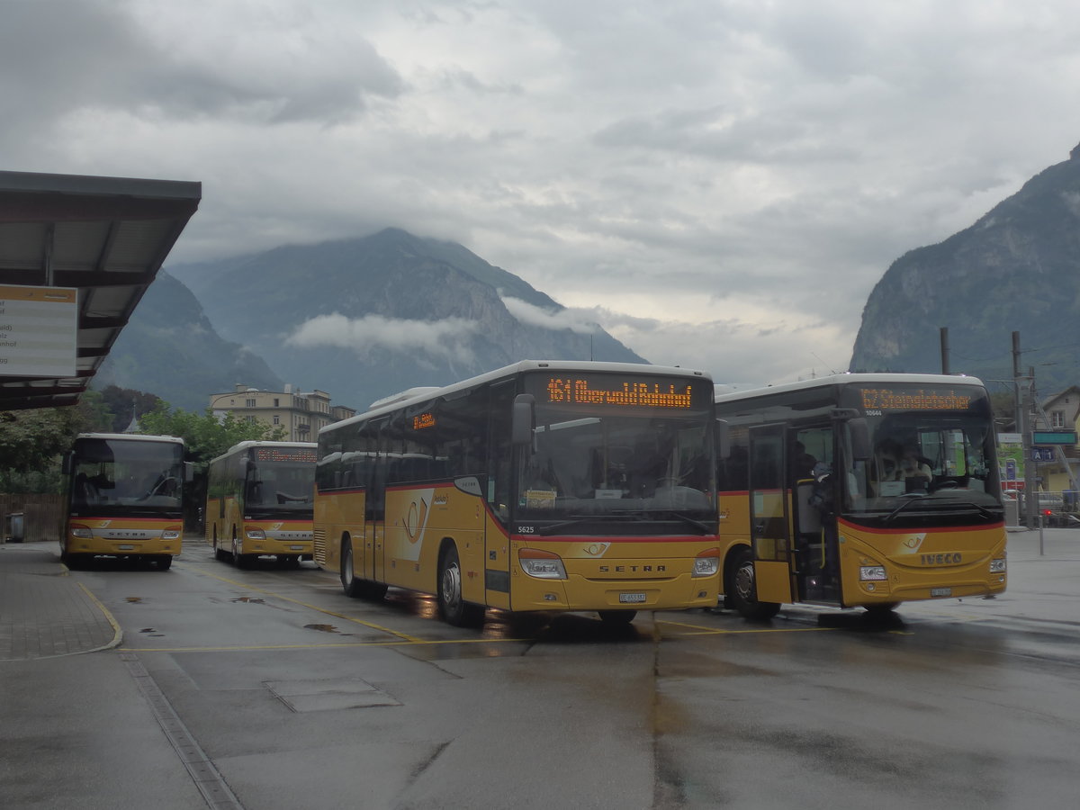 (219'883) - PostAuto Bern - Nr. 70/BE 653'387 - Setra am 22. August 2020 in Meiringen, Postautostation