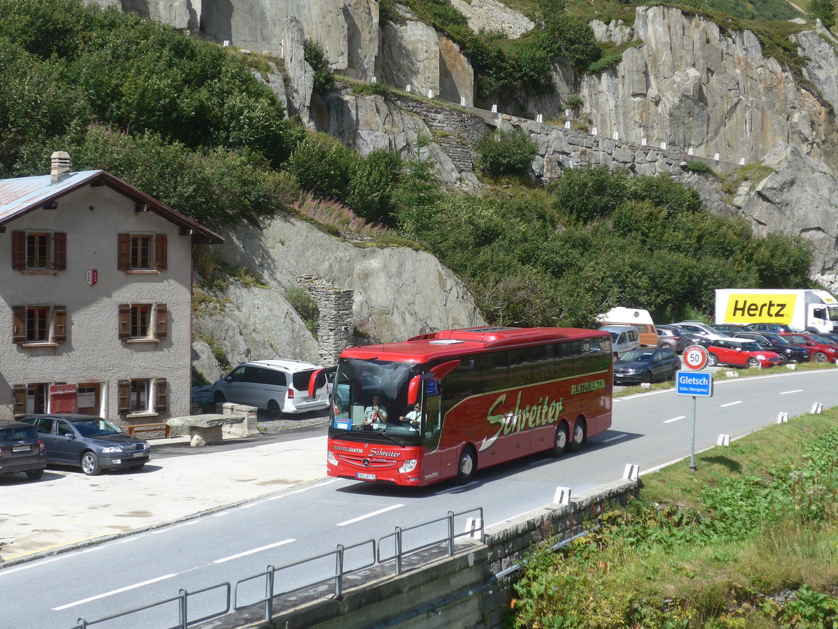 (219'961) - Aus Deutschland: Schreiter, Pockau - ERZ-BT 91 - Mercedes am 22. August 2020 in Gletsch