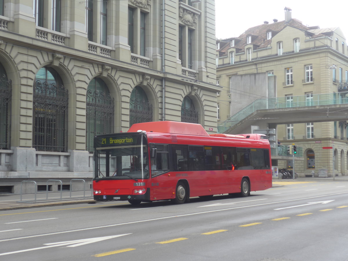 (220'070) - Bernmobil, Bern - Nr. 131/BE 624'131 - Volvo am 23. August 2020 in Bern, Bollwerk