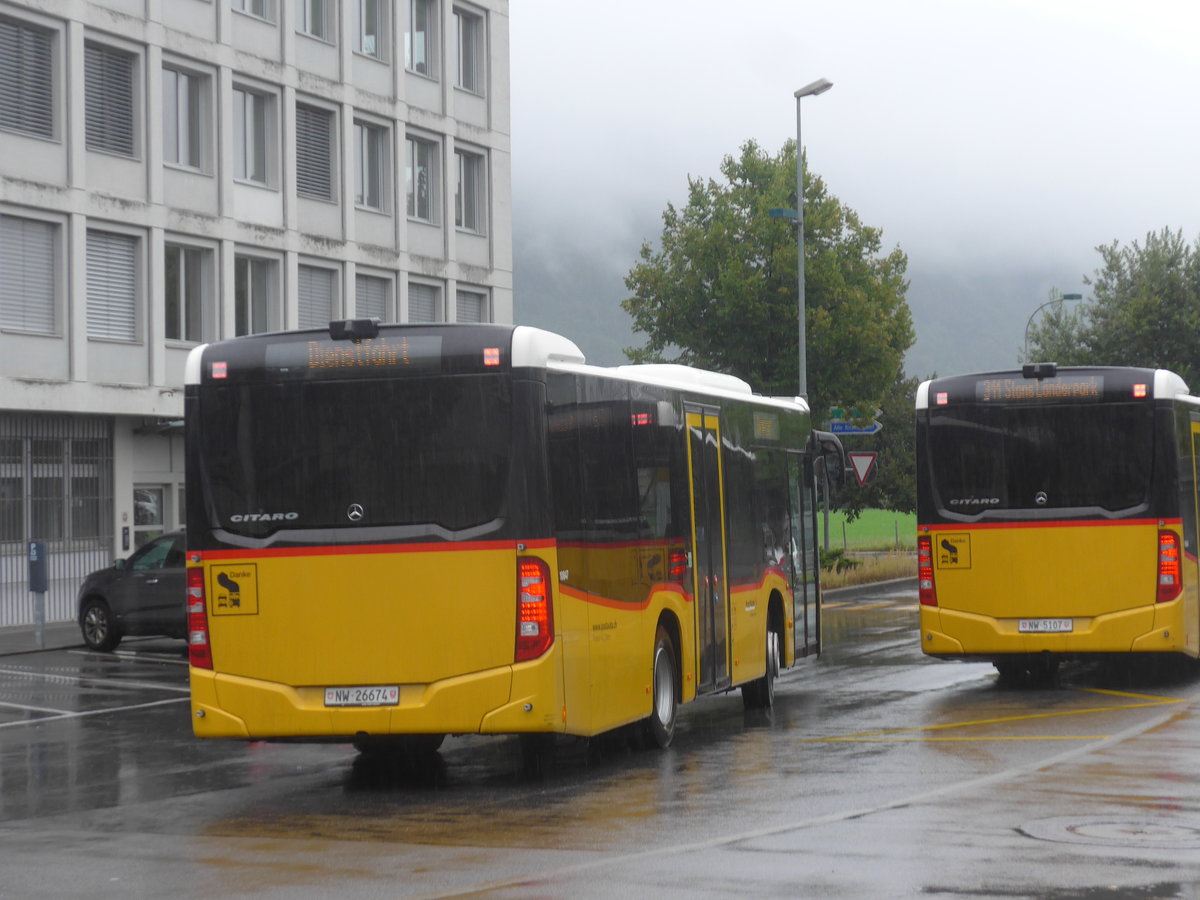 (220'206) - Thepra, Stans - Nr. 11/NW 26'674 - Mercedes am 29. August 2020 beim Bahnhof Stans