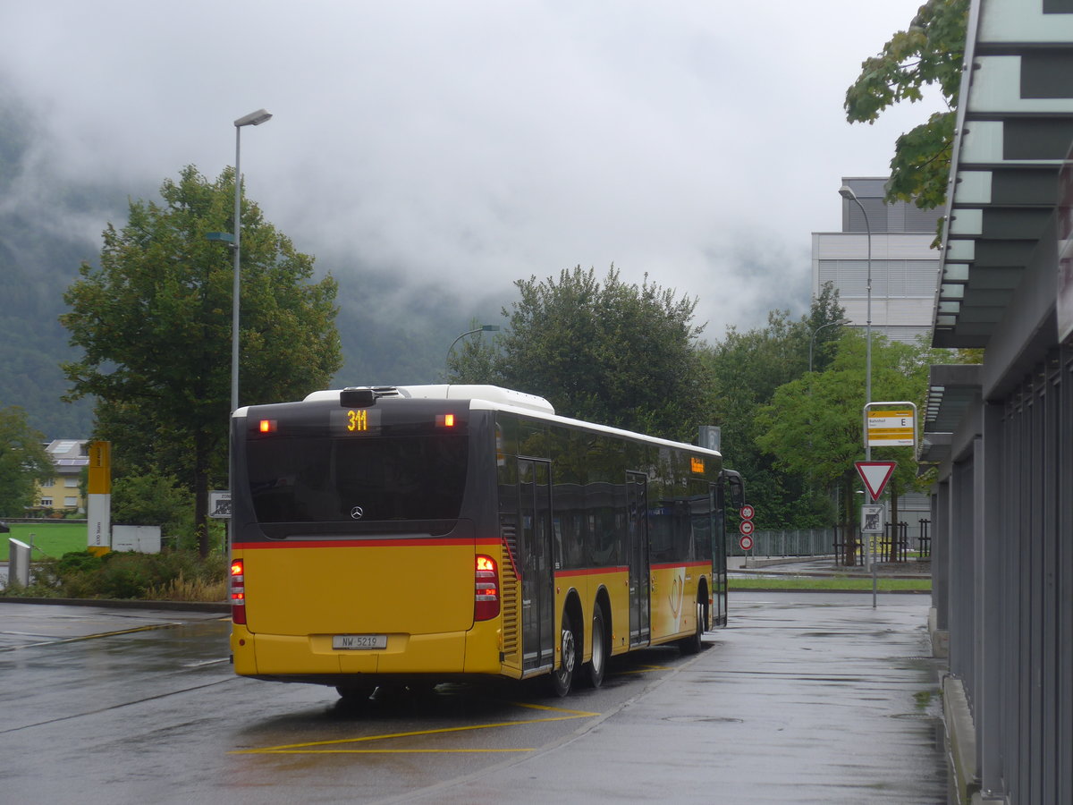 (220'216) - Thepra, Stans - Nr. 17/NW 5219 - Mercedes am 29. August 2020 beim Bahnhof Stans