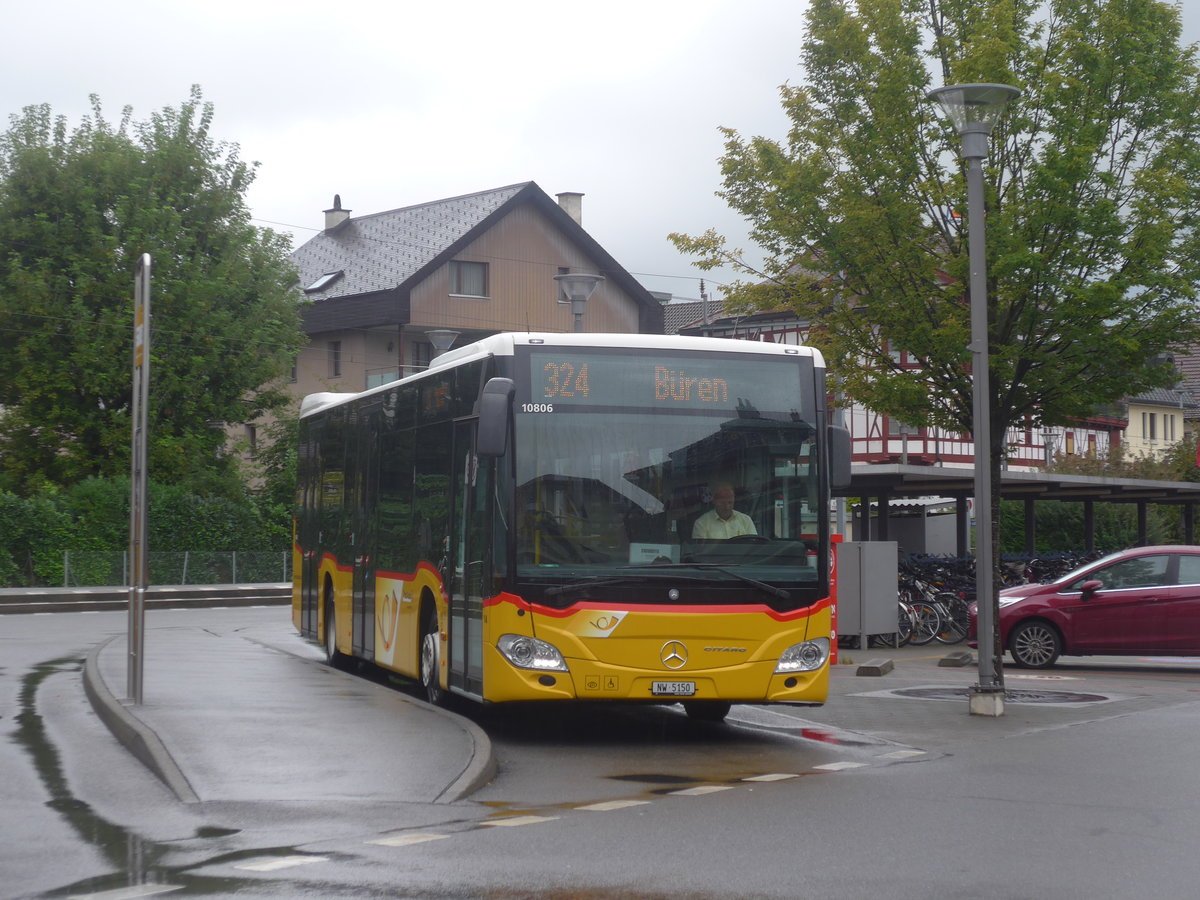 (220'218) - Thepra, Stans - Nr. 14/NW 5150 - Mercedes am 29. August 2020 beim Bahnhof Stans