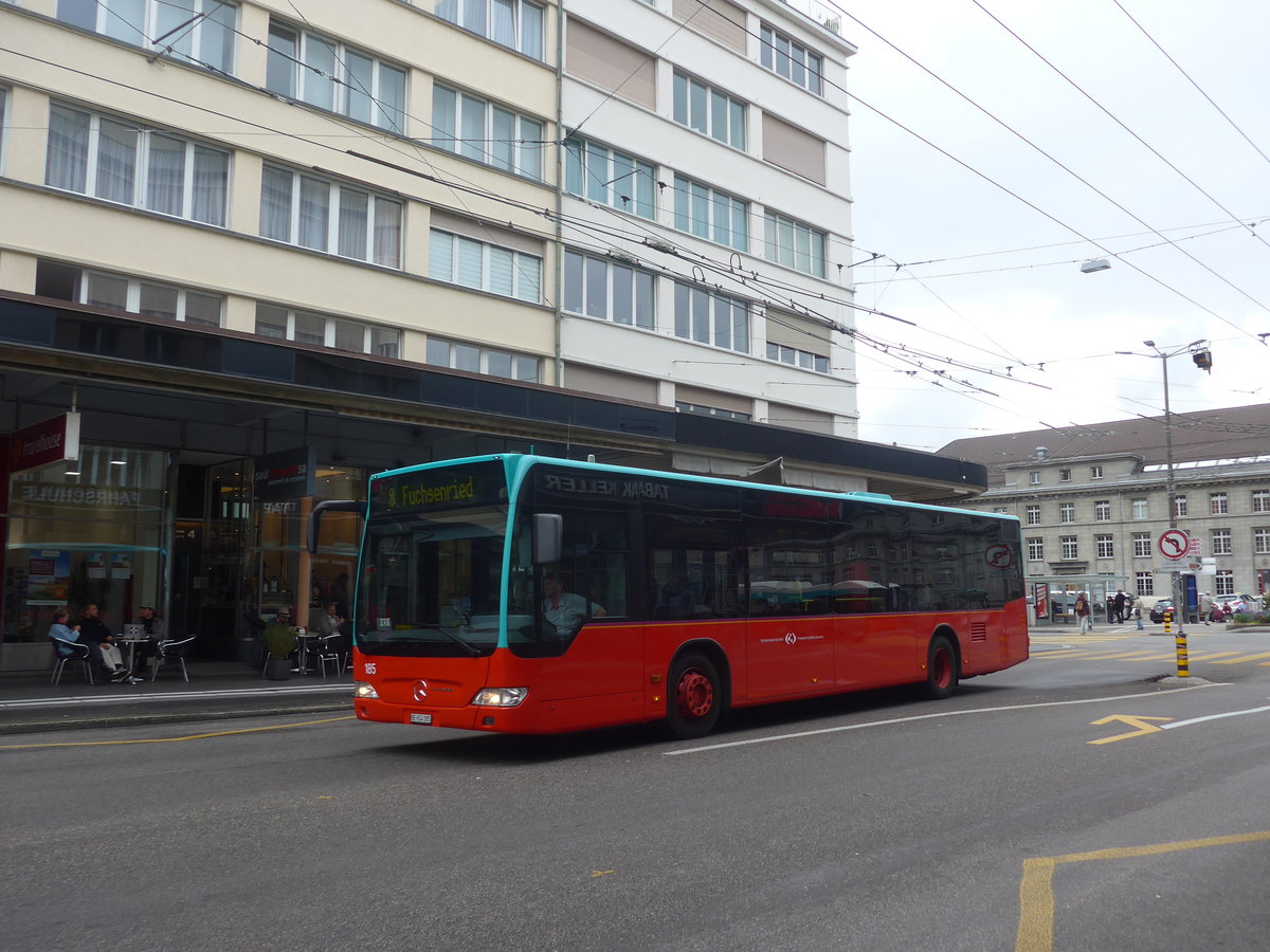 (220'427) - VB Biel - Nr. 185/BE 654'185 - Mercedes am 31. August 2020 beim Bahnhof Biel