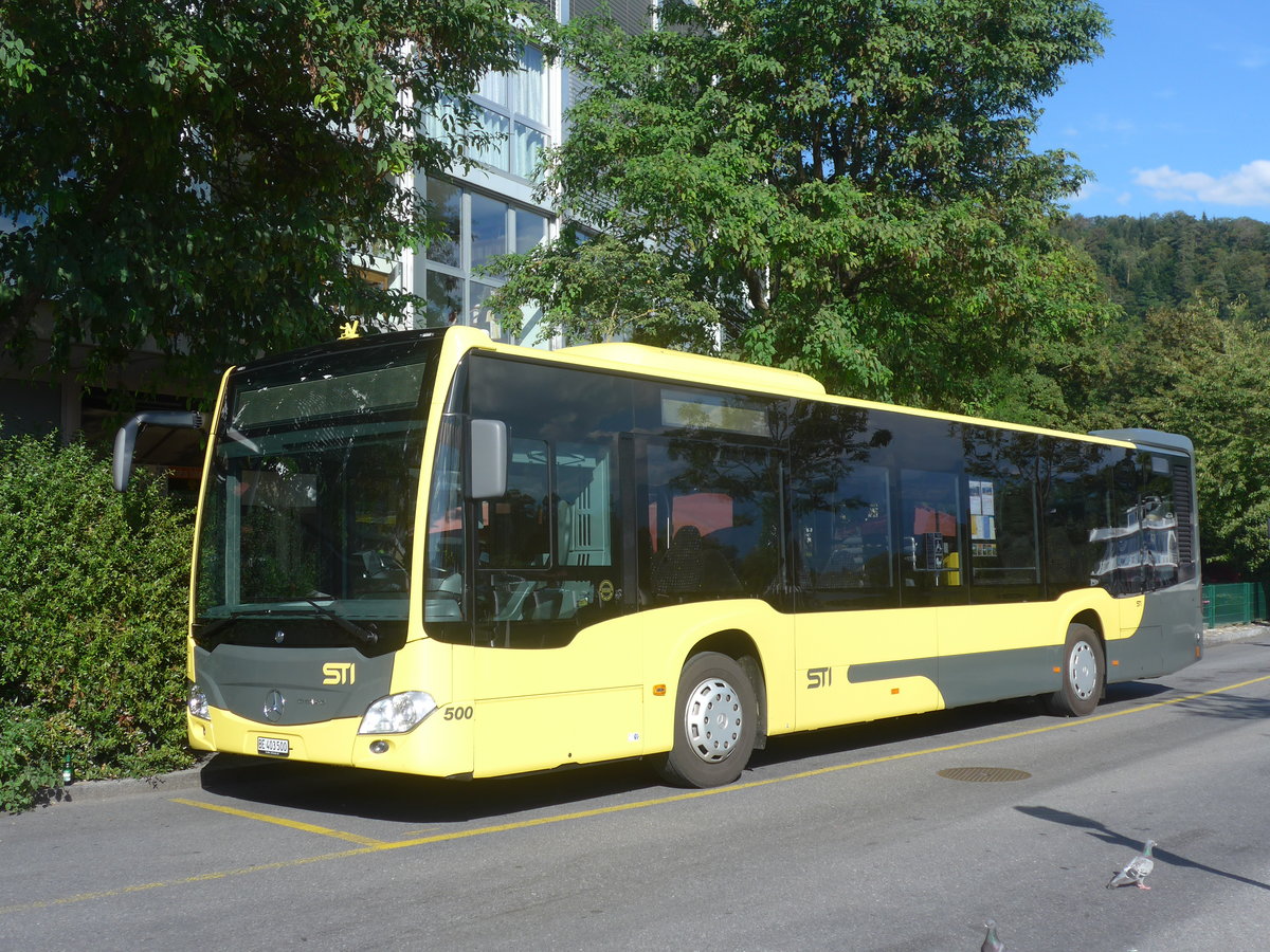 (220'454) - STI Thun - Nr. 500/BE 403'500 - Mercedes am 5. September 2020 bei der Schifflndte Thun