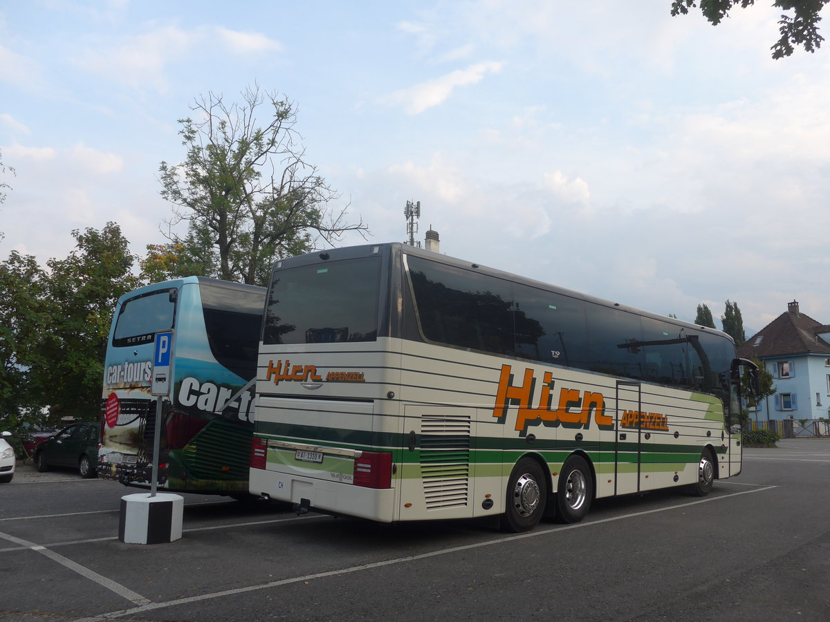 (220'561) - Hirn, Appenzell - AI 1310 - Van Hool am 11. September 2020 in Thun, Seestrasse