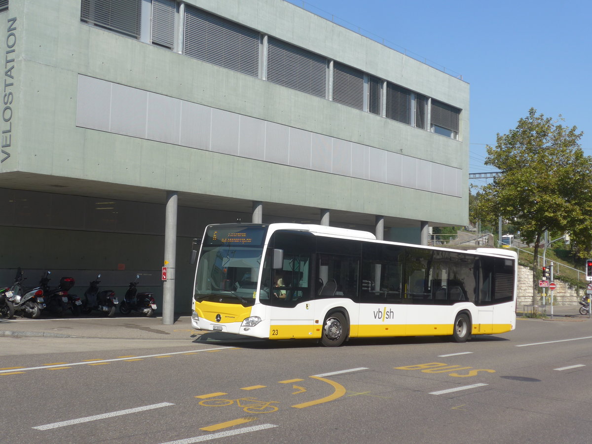 (220'631) - VBSH Schaffhausen - Nr. 23/SH 38'023 - Mercedes am 12. September 2020 beim Bahnhof Schaffhausen
