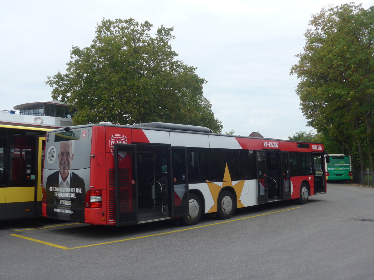 (220'948) - STI Thun - Nr. 149/BE 801'149 - MAN am 22. September 2020 bei der Schifflndte Thun