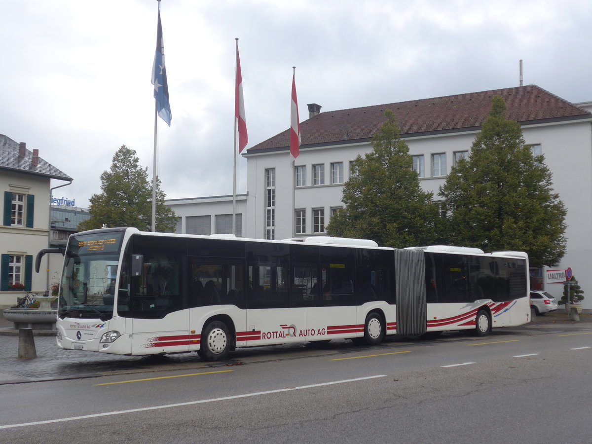 (221'332) - ARAG Ruswil - Nr. 39/LU 15'541 - Mercedes am 25. September 2020 beim Bahnhof Zofingen