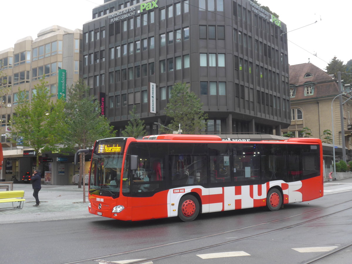 (221'450) - SBC Chur - Nr. 17/GR 97'517 - Mercedes am 26. September 2020 beim Bahnhof Chur