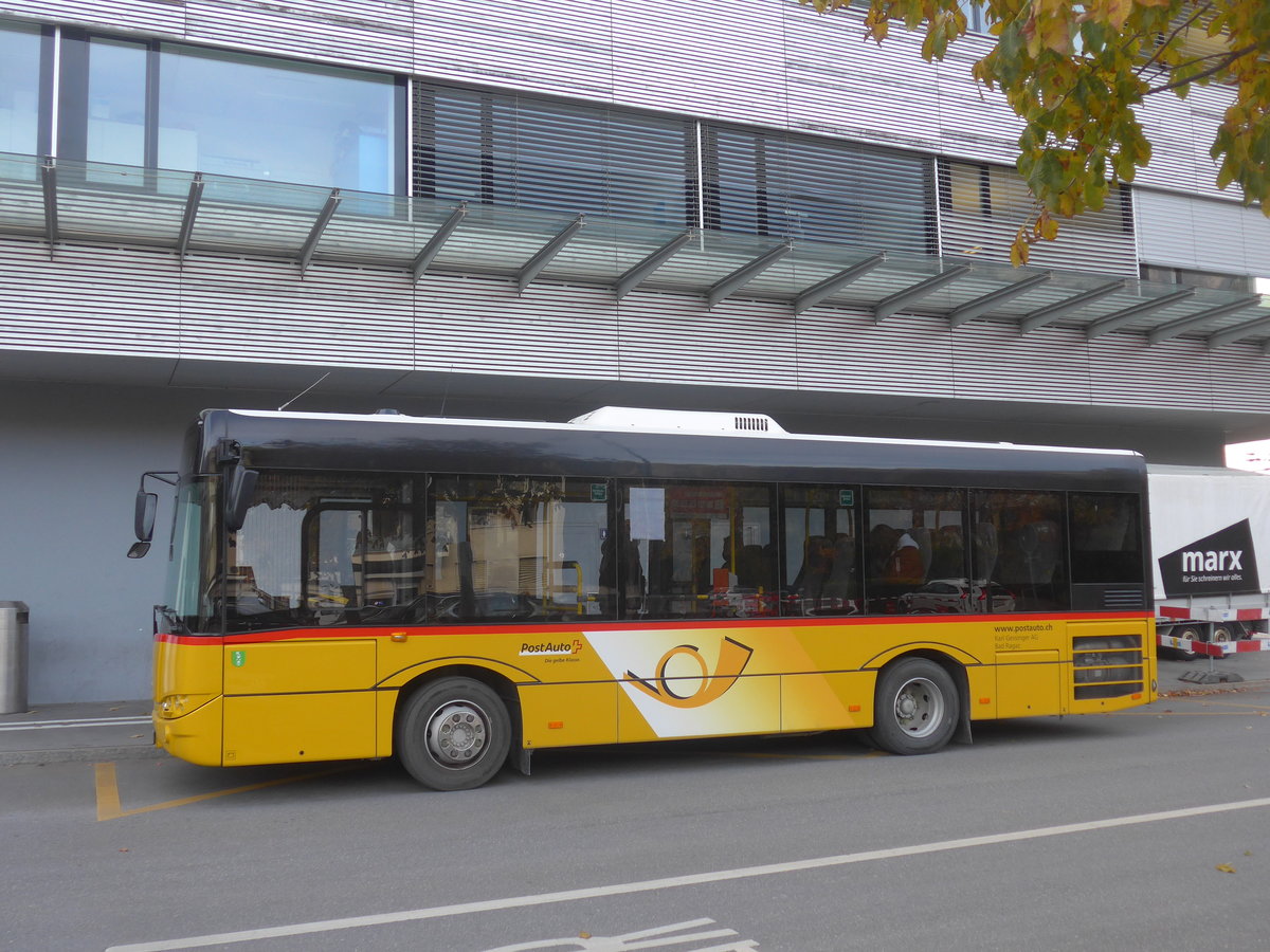 (222'177) - Gessinger, Bad Ragaz - SG 8757 - Solaris am 20. Oktober 2020 beim Bahnhof Landquart