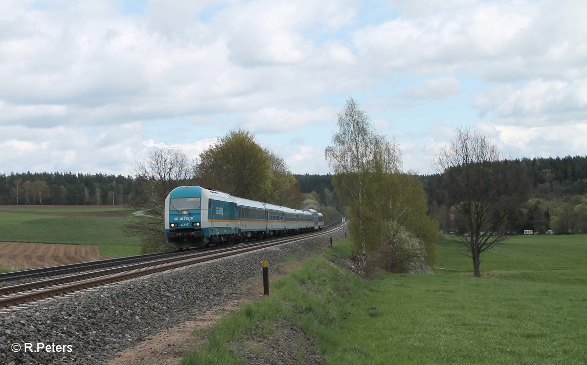 223 062 mit dem ALX84104 München - Hof bei Naabdemenreuth. 24.04.16