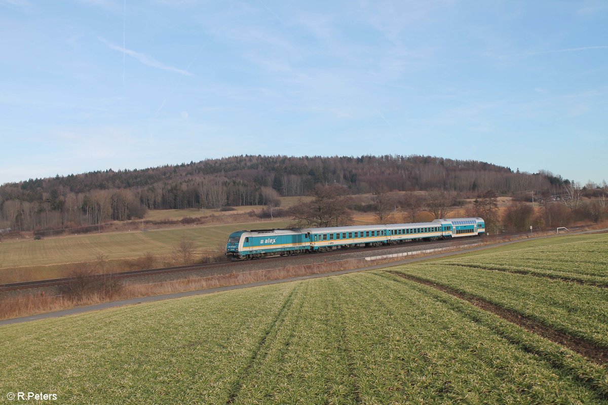 223 068 mit dem ALX79859 Mnchen - Hof bei Lengenfeld. 17.02.19