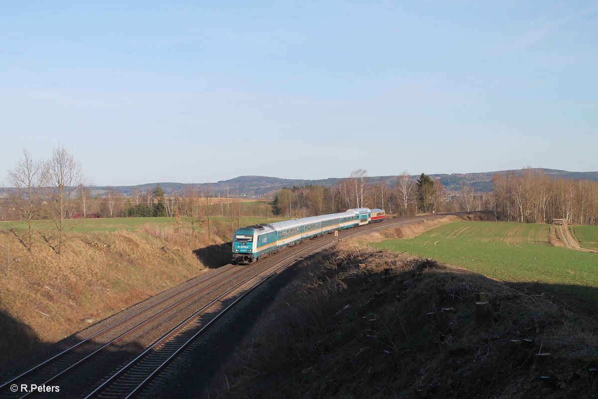 223 069 zieht den ALX84110 Mnchen - Hof bei Unterthlau. 31.03.17