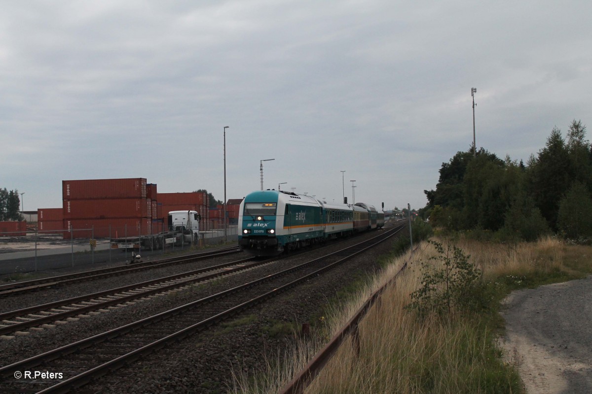 223 070 mit ALX84112 Mnchen nach Hof in Wiesau. 08.09.13