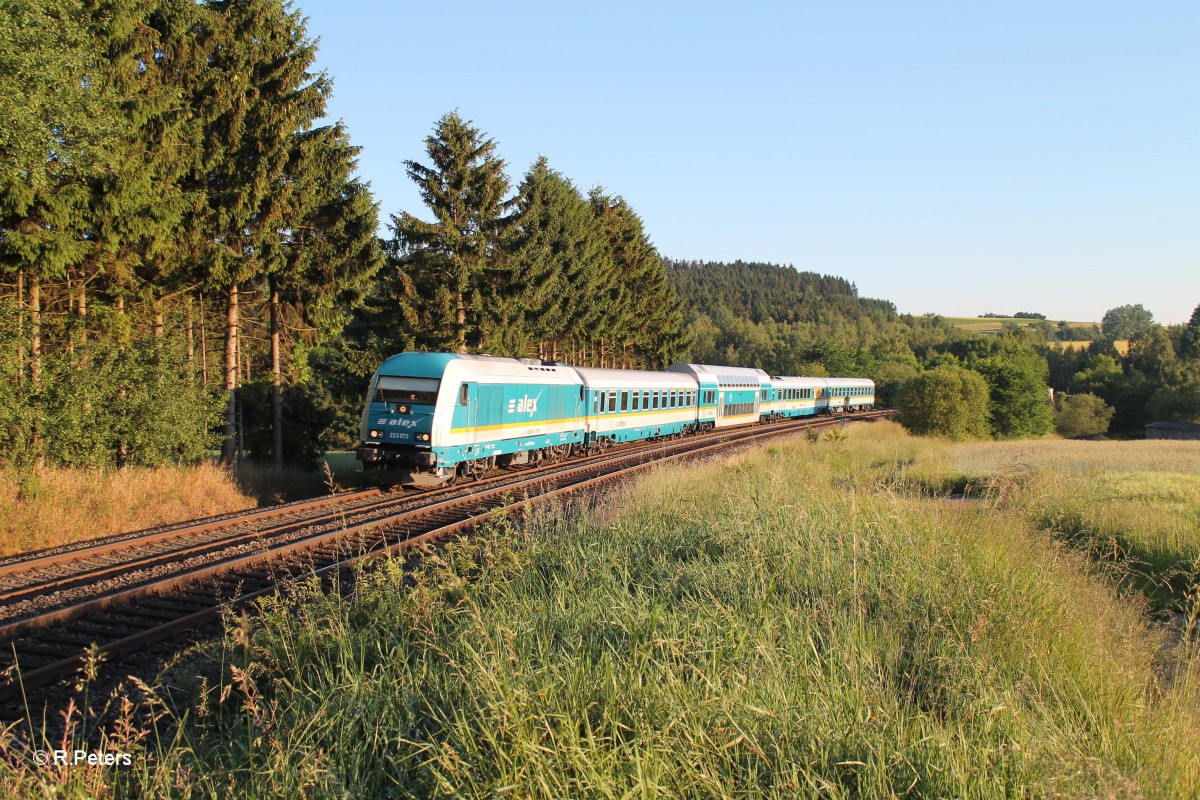 223 072 mit edem ALX84107 Hof - München bei Lengenfeld. 16.06.14