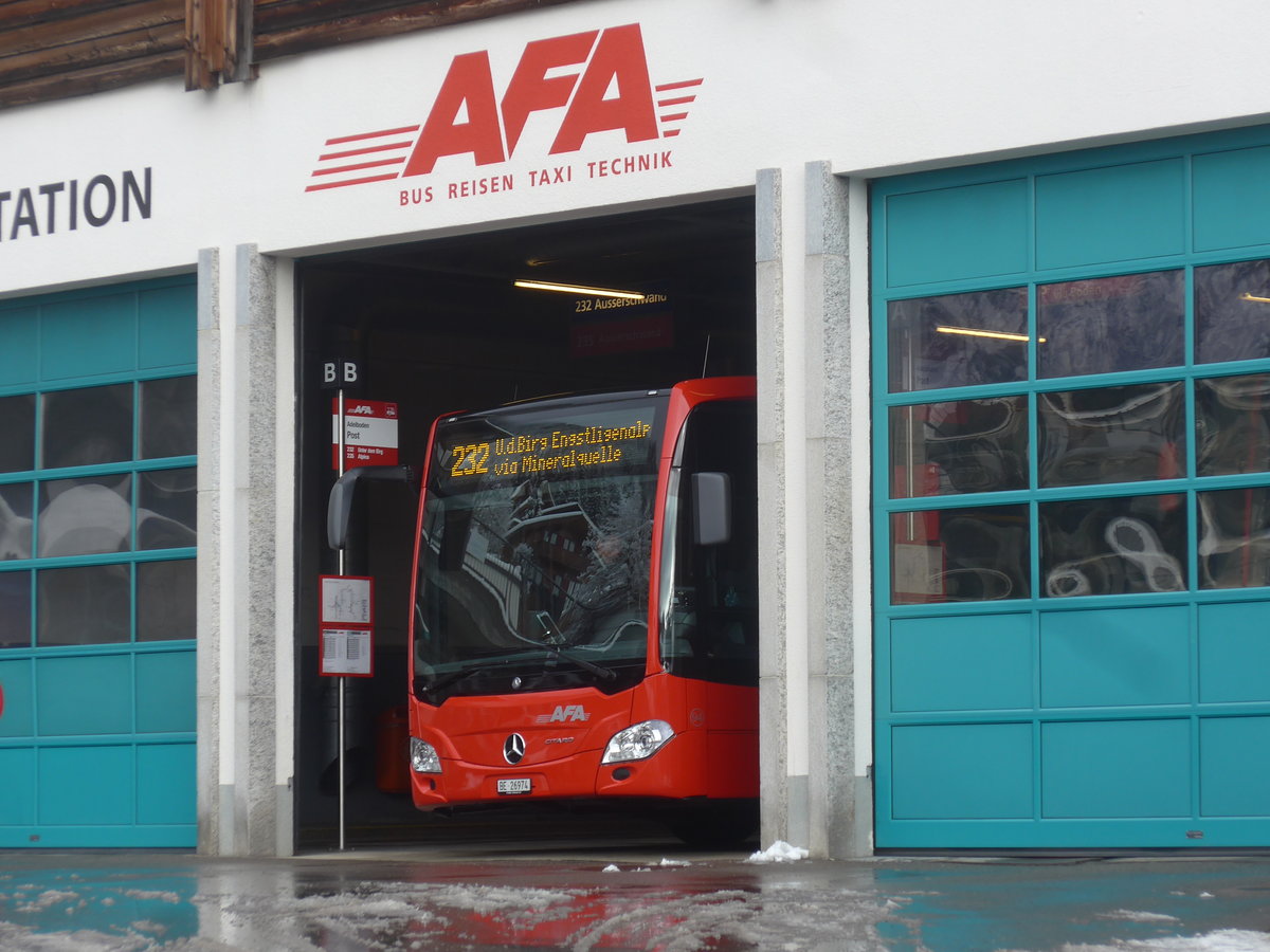 (223'006) - AFA Adelboden - Nr. 94/BE 26'974 - Mercedes am 13. Dezember 2020 in Adelboden, Busstation (Teilaufnahme)