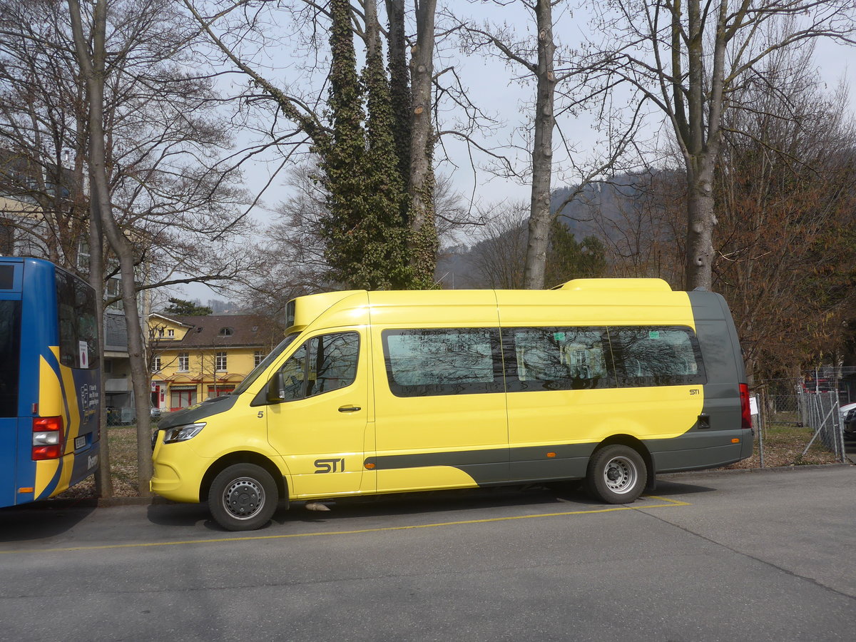 (224'048) - STI Thun - Nr. 5/BE 816'005 - Mercedes am 9. Mrz 2021 bei der Schifflndte Thun