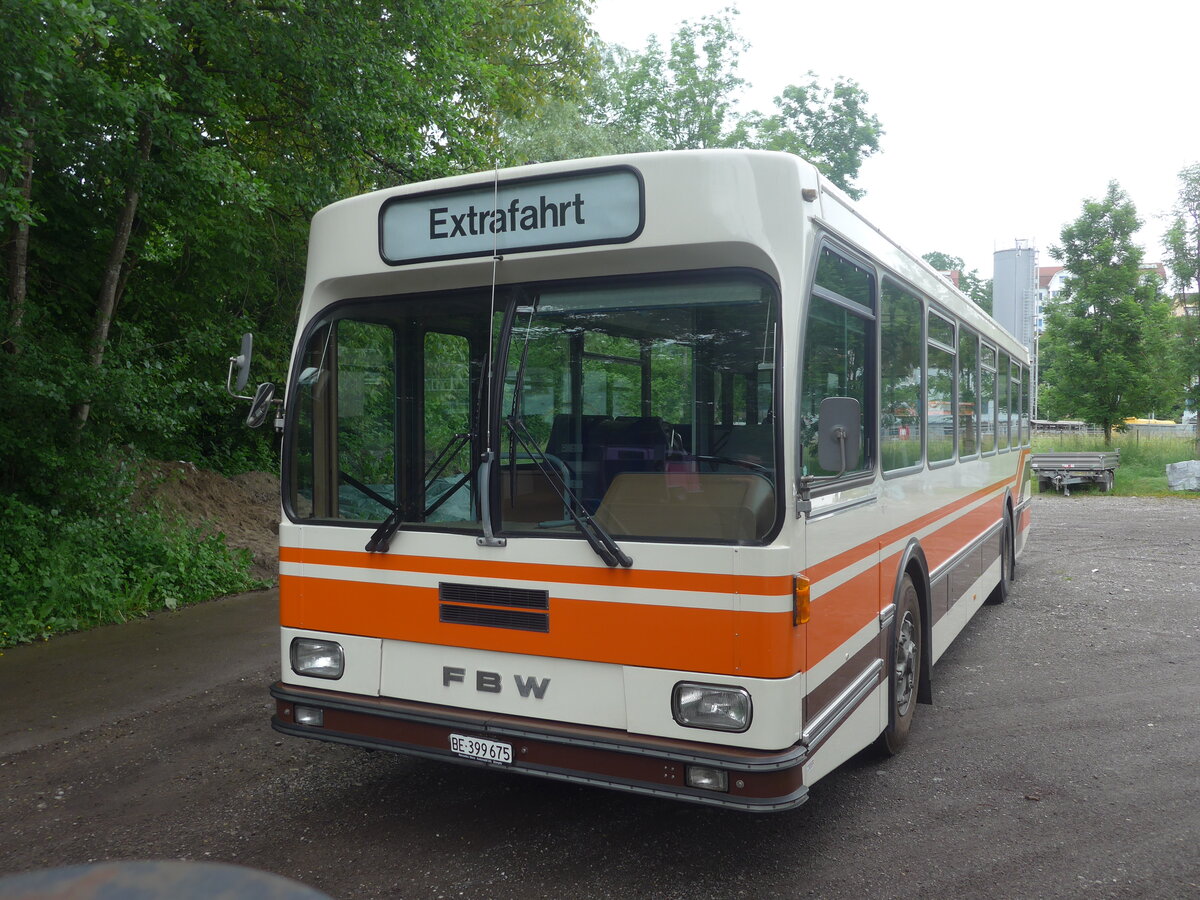 (225'782) - Wegmller, Mnsingen - BE 399'675 - FBW/R&J (ex Bamert, Wollerau) am 6. Juni 2021 in Wetzikon, FBW-Museum