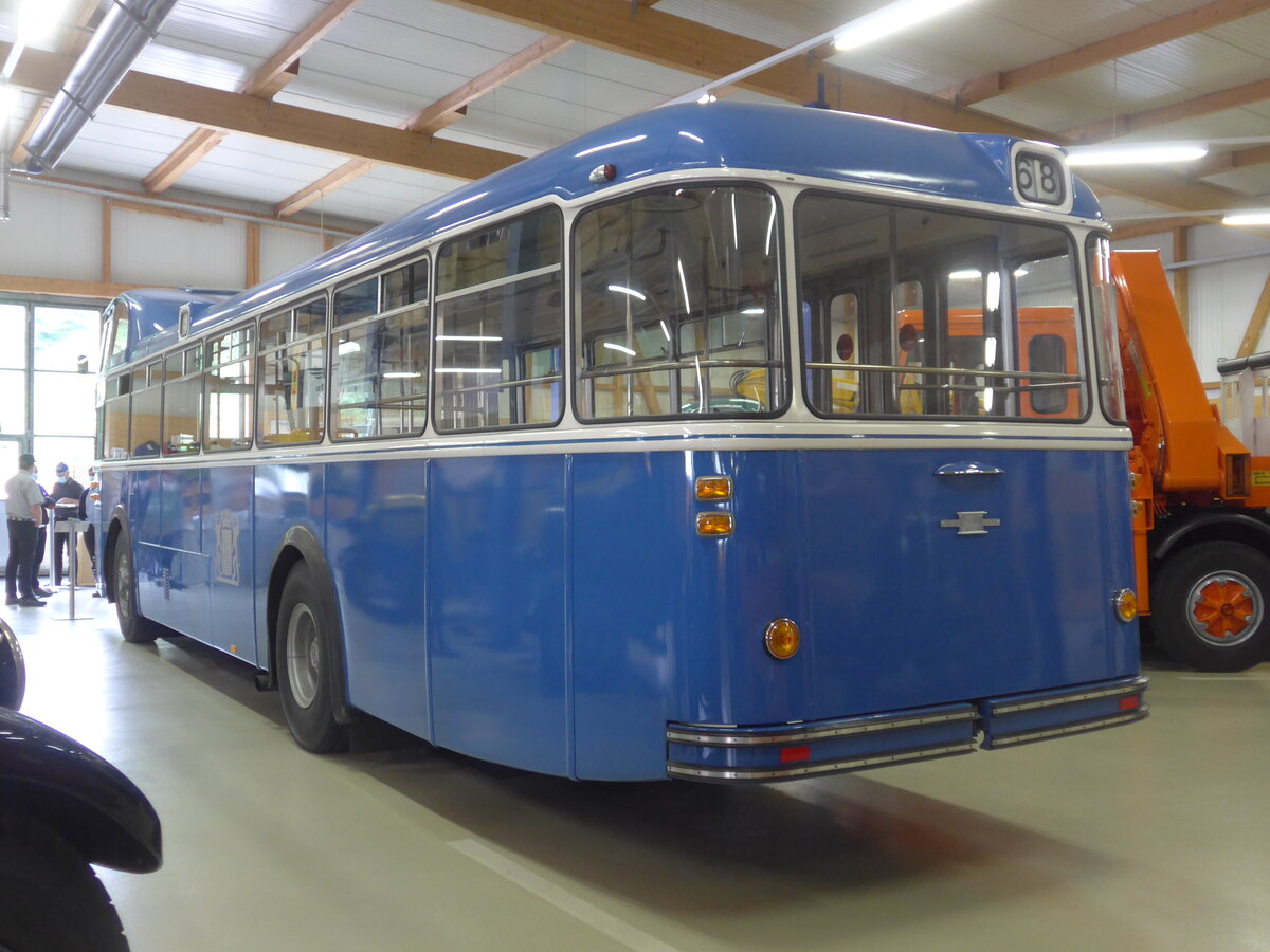 (225'787) - VBZ Zrich (FBW-Club) - Nr. 239 - FBW/Tscher Hochlenker (ex Kamm, Schlieren; ex VBZ Zrich Nr. 239; ex VBZ Zrich Nr. 219) am 6. Juni 2021 in Wetzikon, FBW-Museum