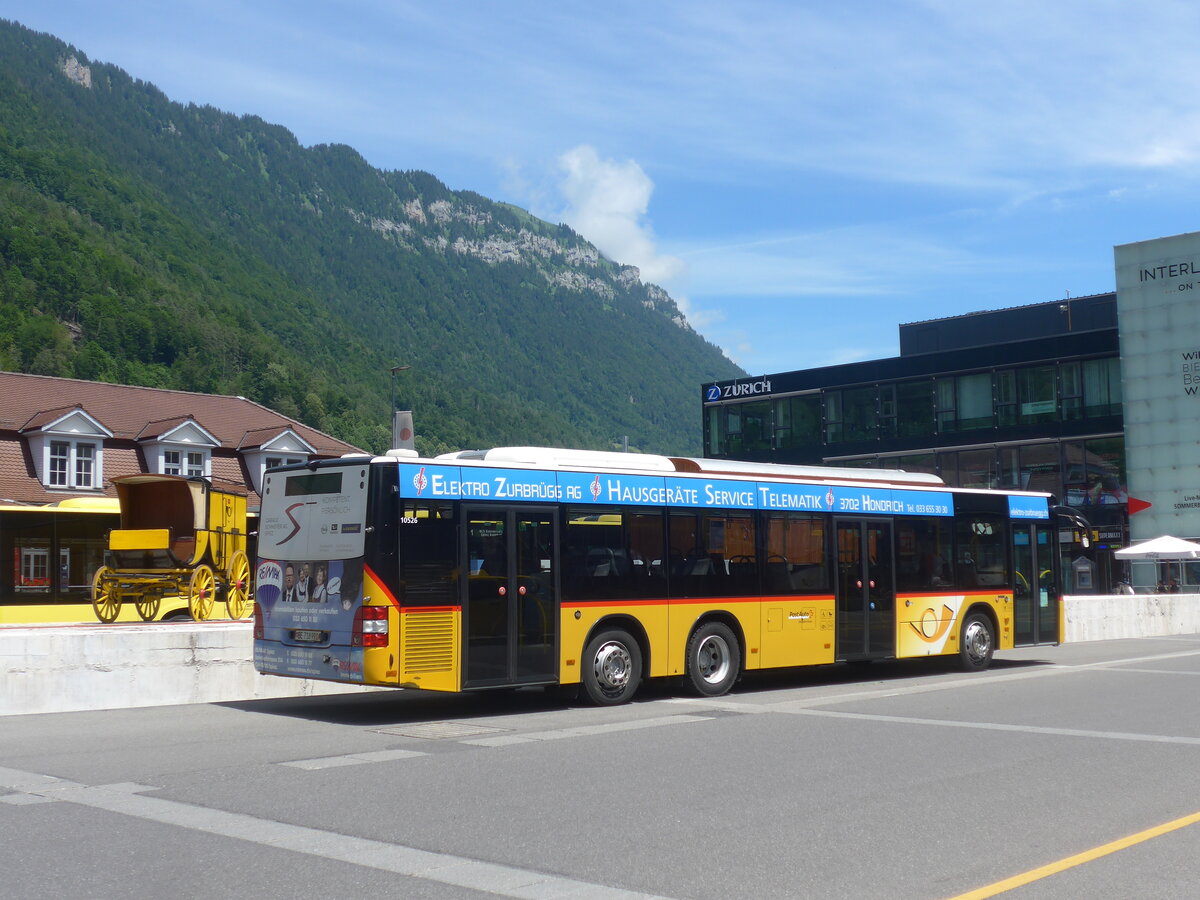 (226'047) - PostAuto Bern - BE 718'991 - MAN am 26. Juni 2021 beim Bahnhof Interlaken Ost