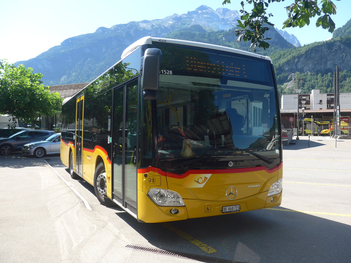 (226'260) - Flck, Brienz - Nr. 23/BE 868'723 - Mercedes am 10. Juli 2021 in Meiringen, Postautostation