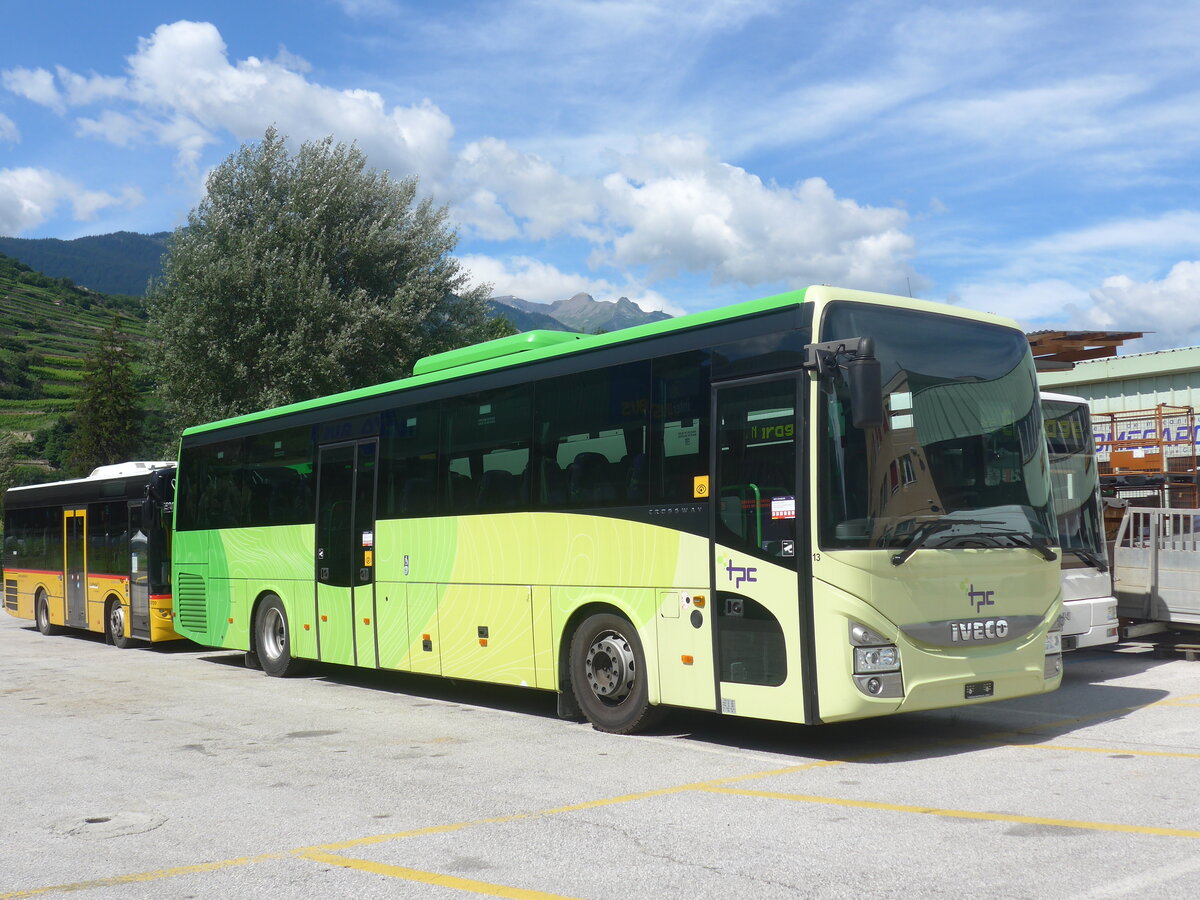 (226'551) - TPC Aigle - Nr. 13 - Iveco am 17. Juli 2021 in Sion, Iveco