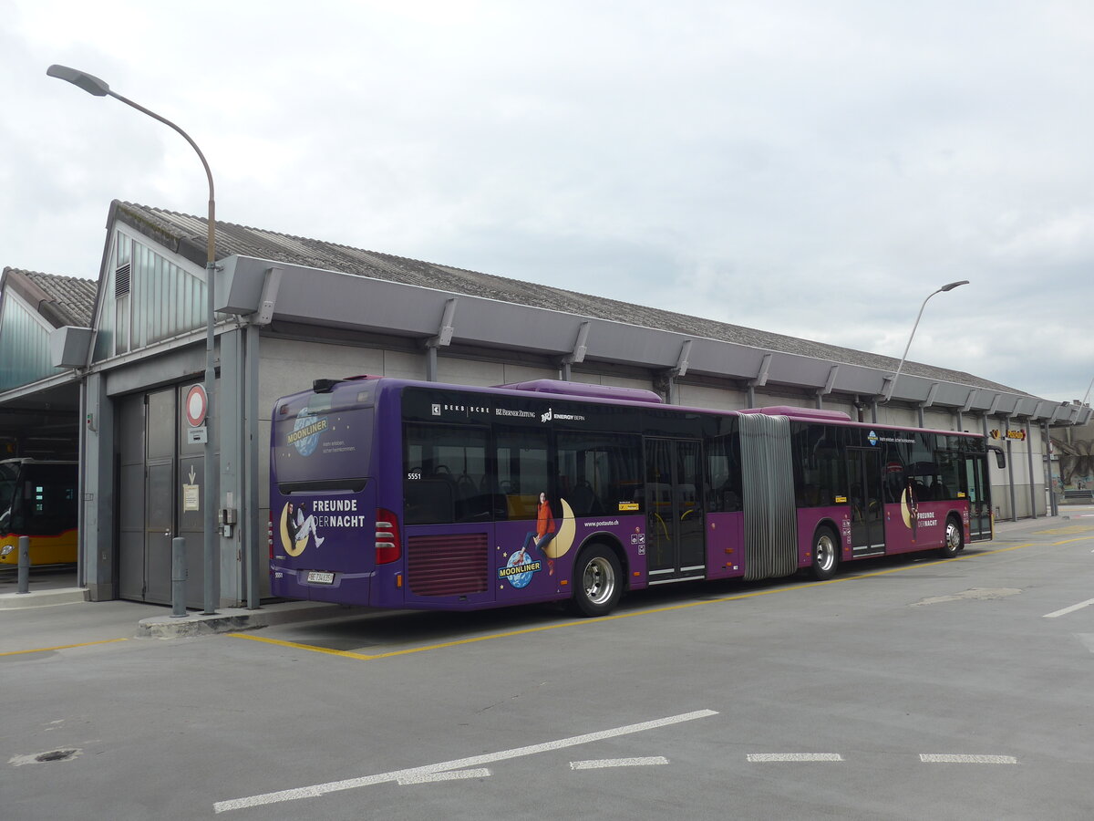 (226'977) - PostAuto Bern - Nr. 5551/BE 734'635 - Mercedes (ex Nr. 635) am 1. August 2021 in Bern, Postauotstation