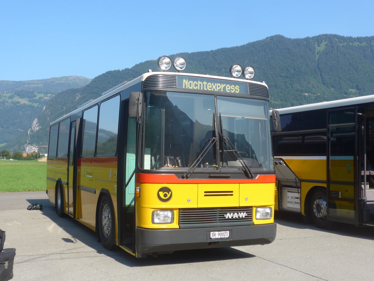 (227'379) - Bchi, Bussnang - SH 90'021 - NAW/Hess (ex Kng, Beinwil; ex Voegtlin-Meyer, Brugg Nr. 79) am 21. August 2021 in Interlaken, Flugplatz