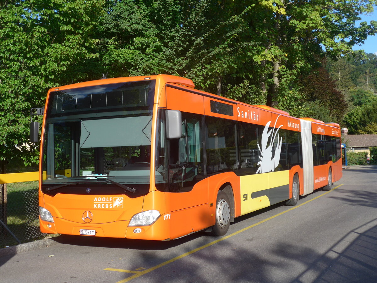 (227'905) - STI Thun - Nr. 171/BE 752'171 - Mercedes am 5. September 2021 bei der Schifflndte Thun