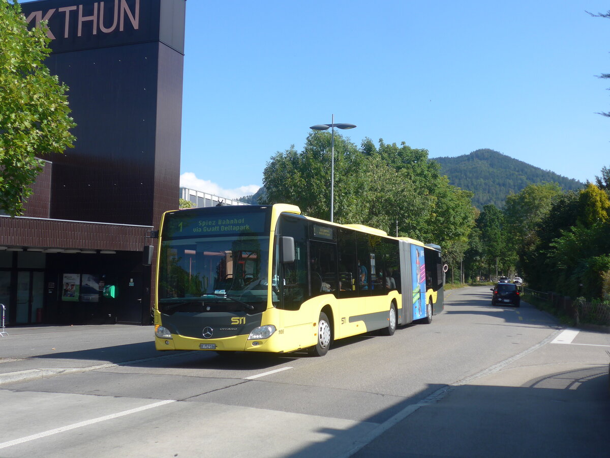 (227'985) - STI Thun - Nr. 166/BE 752'166 - Mercedes am 12. September 2021 in Thun, KK Thun