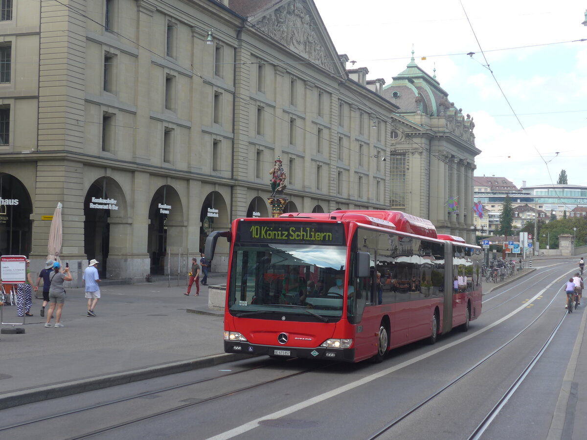 (228'000) - Bernmobil, Bern - Nr. 857/BE 671'857 - Mercedes am 12. September 2021 in Bern Zytglogge