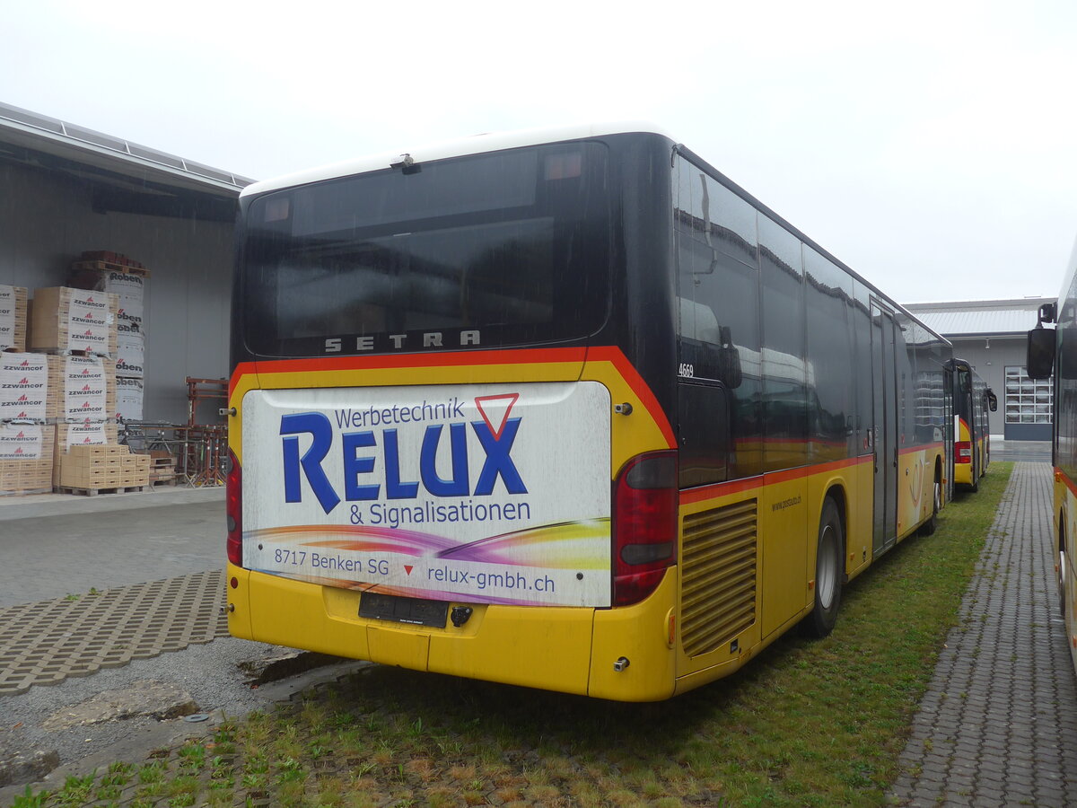 (228'155) - PostAuto Ostschweiz - (SG 304'012) - Setra am 19. September 2021 in Uznach, Garage