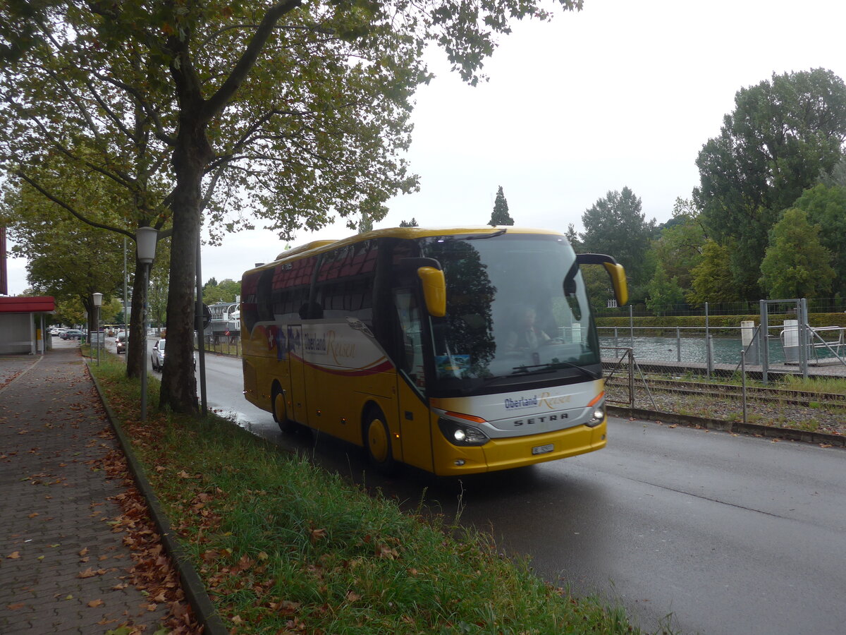 (228'198) - Oberland Reisen, Thun - Nr. 22/BE 92'977 - Setra (ex AVG Grindelwald Nr. 22) am 19. September 2021 in Thun, Rosenau