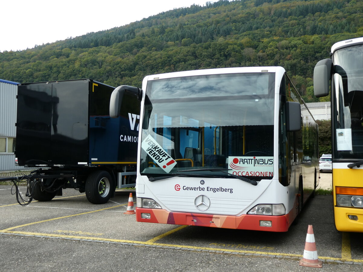 (228'306) - EAB Engelberg - Nr. 8 - Mercedes (ex Ming, Sils-Maria; ex Vorfhrwagen EvoBus, D-Mannheim) am 25. September 2021 in Biel, Rattinbus