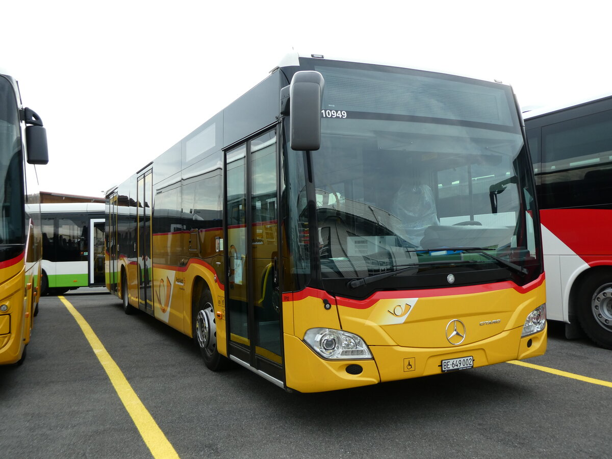 (228'309) - Funi-Car, Biel - Nr. EB1EP12/BE 649'002 - Mercedes (ex Eurobus, Bern Nr. 12) am 25. September 2021 in Kerzers, Interbus 