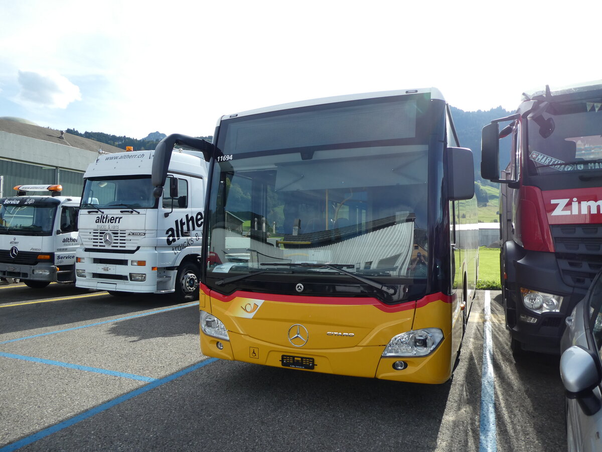 (228'627) - PostAuto Graubnden - PID 11'694 - Mercedes am 2. Oktober 2021 in Nesslau, Altherr