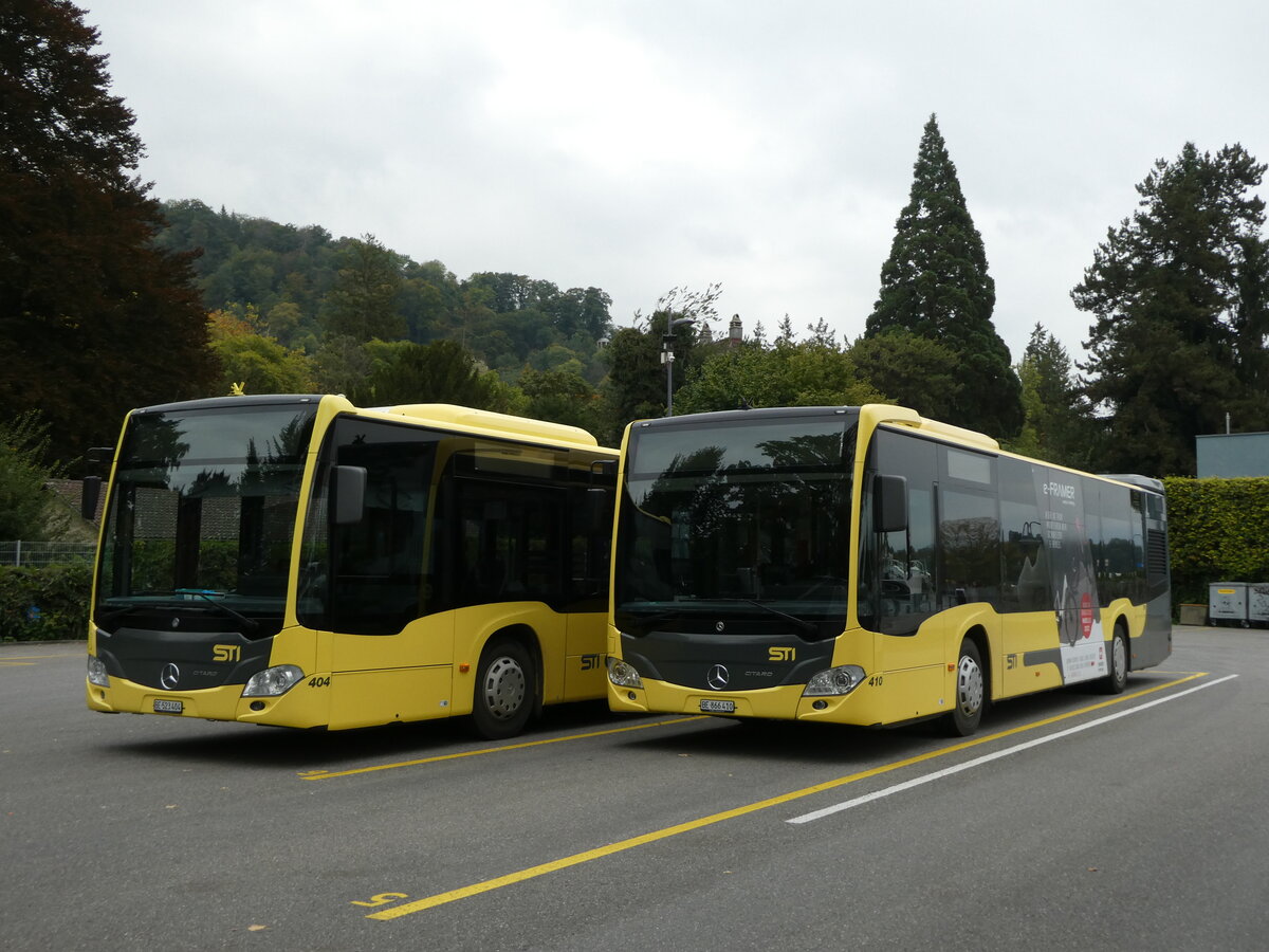 (228'743) - STI Thun - Nr. 410/BE 866'410 - Mercedes am 9. Oktober 2021 bei der Schifflndte Thun